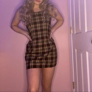 Real 80’s vintage plaid mini dress